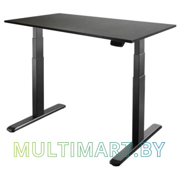 Стол для работы стоя ErgoSmart Unique Ergo Desk 1380x800x18мм (дуб мореный/черный)